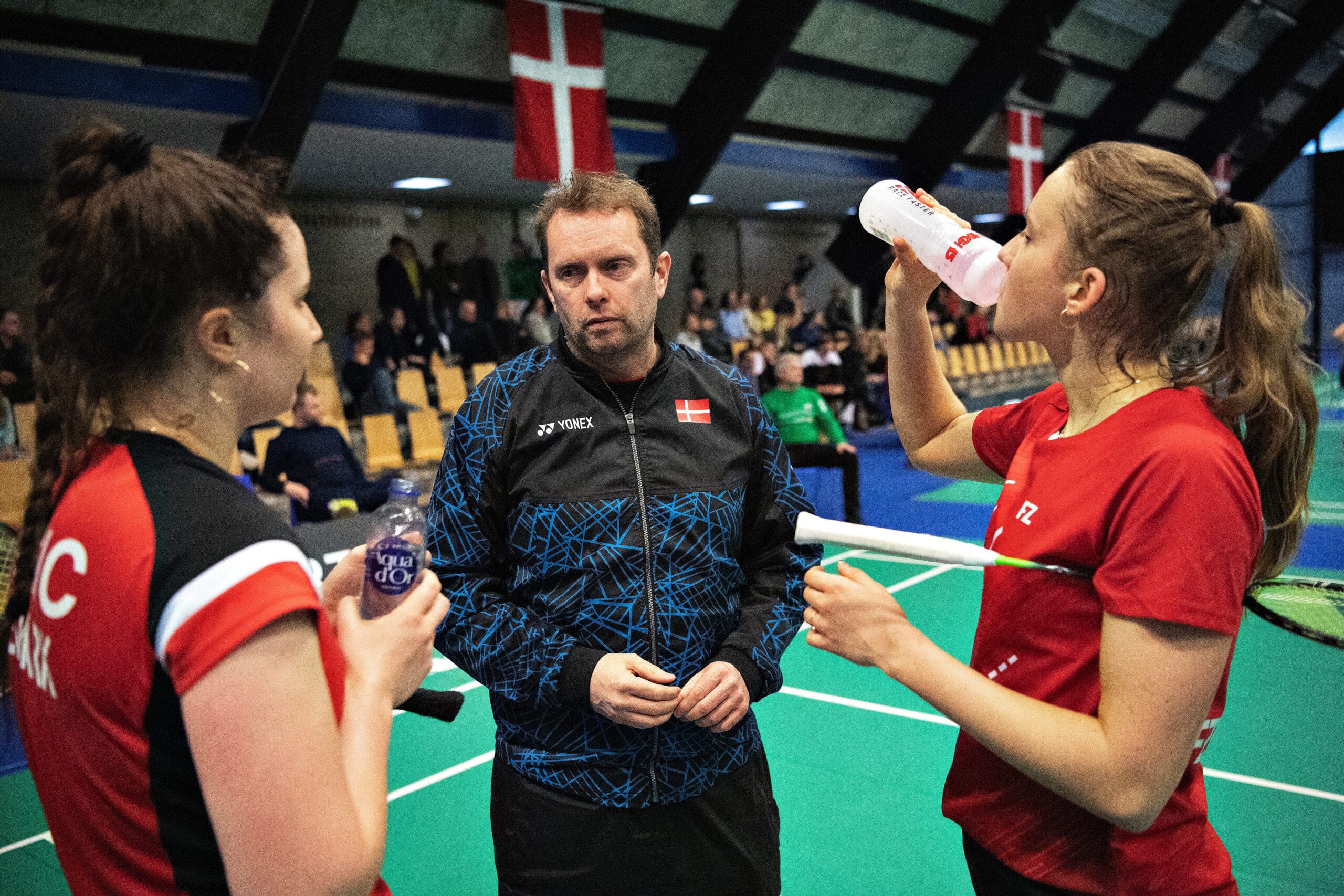 DK: 20190407, Greve, Danmark: Badminton Danmark UDM. Dame double Foto: Lars Møller UK: 20190407, Greve, Denmark: Badminton Danmark UDM. Dame double Photo: Lars Moeller