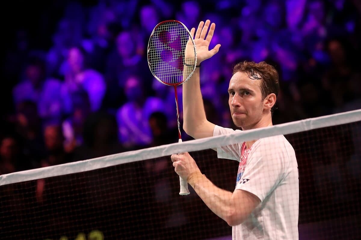 Mathias Boe - Klap - Tak - Takker af - Denmark Open - Badmintonphoto