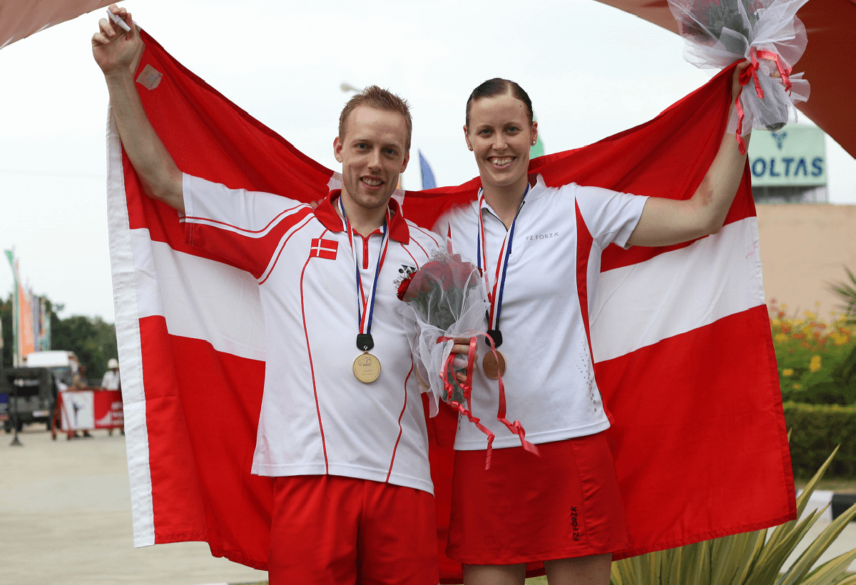 VM 2009 - Indien - verdensmestre - mixeddouble - guld - glæde - Kamilla Rytter Juhl - Thomas Laybourn