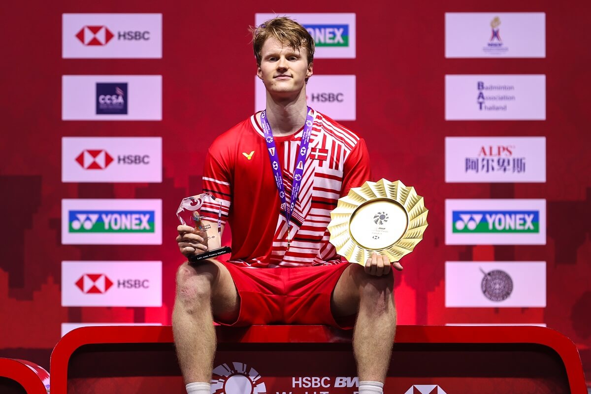 World Tour Finals 2020 - Anders Antonsen - Glæde - Pokal - Titel - Trumf - Sæsonfinaler - Finals - Anders Antonsen