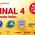 Final 4 - VICTOR Final 4 - Logo - Badmintonliga - slutspil - liga - Værløse - Vendsyssel - Skovshoved - Højbjerg - ViaBiler