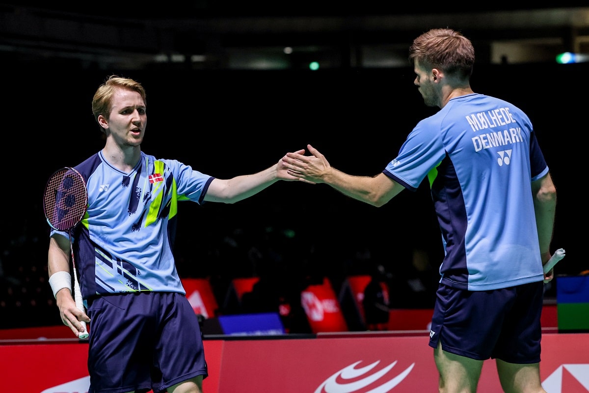 Lasse Mølhede - Jeppe Bay - VM 2022 - Badmintonphoto