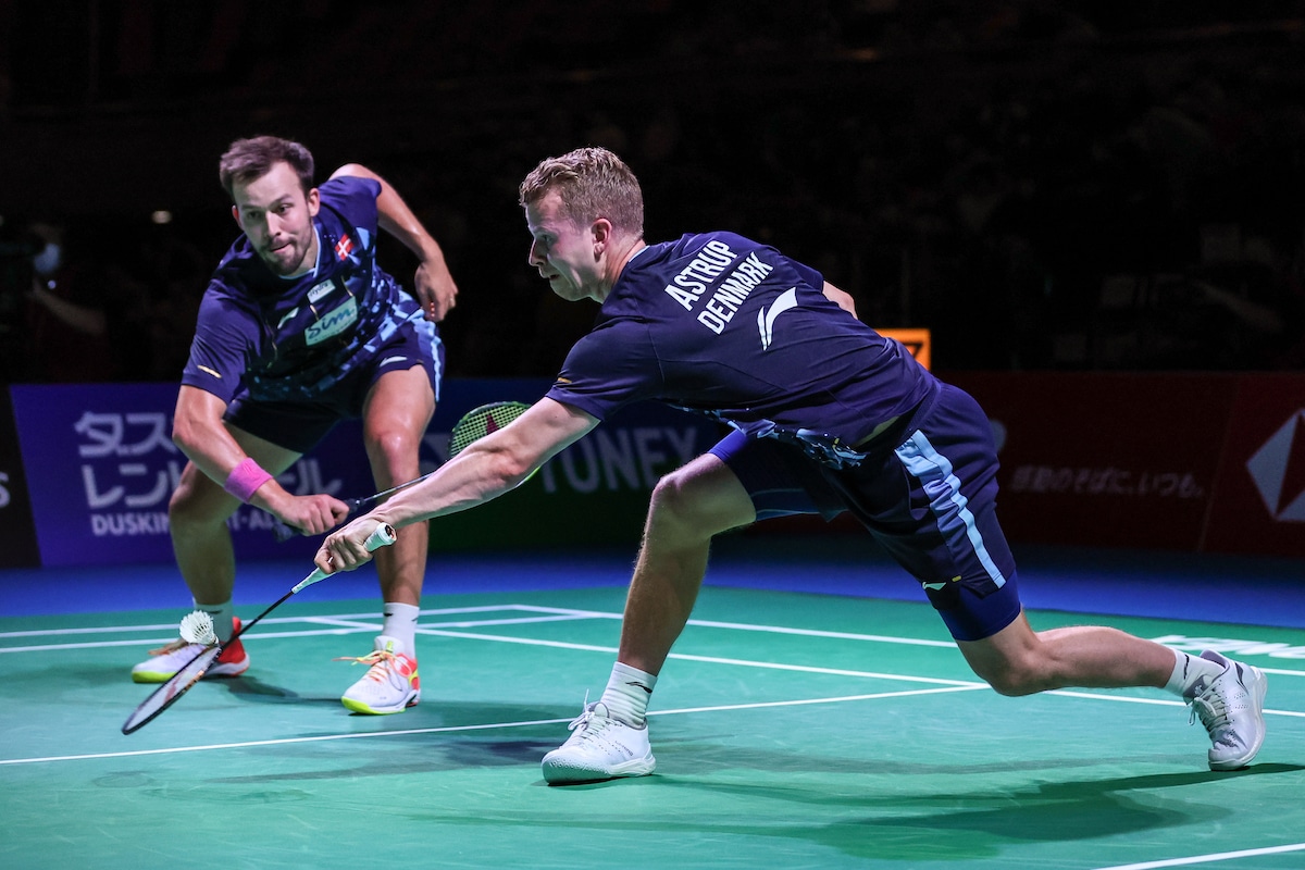 Astrup/Skaarup. Japan Open final 2022